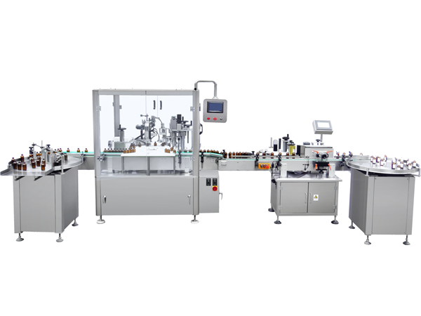 精油灌裝貼標線